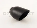 DT-30124SBK Double Wall Angle Black Powder Coat Tip 3" Inlet 4" Outlet 6" Length. Fixed Price $99.99.