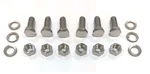 Header Collector Bolts Exhaust Fasteners Stainless Steel Hex Universal New. Fixed Price $14.95.