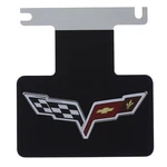 Corvette C6 Logo Rear Exhaust Enhancer Plate (black). Fixed Price $72.95.