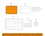 Kia Oem 2016 Sorento Information Labels-emission 324542G210. Fixed Price $11.43.