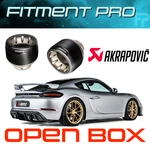 Akrapovic TP-T/S/28 Tail Pipe Set Black Titanium For 20+ Porsche 718 Cayman GT4. Fixed Price $997.06.