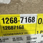 Genuine Gm Parts Canada 12687168 Engine Oil Separator. Fixed Price $75.00.