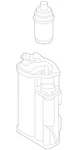 Genuine Mercedes-benz Activated Charcoal Filter 205-470-40-00. Fixed Price $254.93.