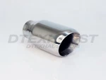 DT-024S Slant Double Wall Exhaust Stainless Tip 2.25" Inlet 3.5" Outlet 7.5". Fixed Price $89.99.