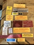 Mercedes Information Label Sticker Lot.. Fixed Price $49.99.