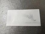 Genuine Mercedes E350 Labels Clear Back Gummed 0045847438. Fixed Price $21.07.