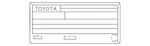 Genuine Toyota Emission Label 11298-F0153. Fixed Price $16.20.