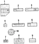 Genuine Gm Emission Label 30020375. Fixed Price $14.05.