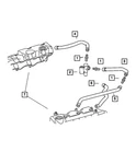 Genuine Mopar Crankcase Vent Hose Left Small 5097790AA. Fixed Price $40.69.
