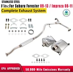 Resonator Pipe Muffler Exhaust System Subaru Forester 09-13 / Impreza 08-11. Fixed Price $342.99.