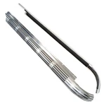 1965-1967 Corvette Side Pipe Exhaust Covers W/ Correct U-nuts & Mount Hardware. Fixed Price $1575.00.