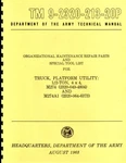 TM9 2320 213 20P Early Mule Parts Manual M274, M274A1 Reprnt. Fixed Price $29.88.