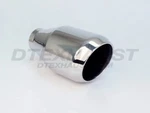 DT-024 Slanted Double Wall Exhaust Stainless Tip 2.25" Outlet 4.5" 8". Fixed Price $89.99.