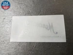 Genuine Mercedes E350 Labels Clear Back Gummed 0045847438. Fixed Price $25.65.