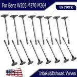 Intake&exhaust Valves Set 2640530100 Fits For Mercedes Benz W205 M270 M264 2.0L. Fixed Price $84.19.
