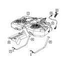 Genuine Mopar Fuel Vapor Re-circulation Tube 68087103AB. Fixed Price $58.56.