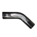 3" Oval Exhaust Tubing, Horizontal, 45 Bend, 4.50 Inch Radius. Fixed Price $84.00.