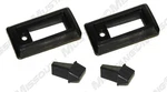 1981-1993 Mustang Seat Tilt Latch Handle Knobs Bezels 4-PC Set Daniel Carpenter. Fixed Price $28.00.