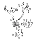Genuine Mopar Air Injection Tube 4891608AC. Fixed Price $117.43.