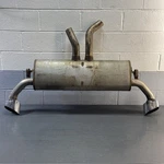 2011-2013 Bmw X5 E70 4.4L N63 Rear Exhaust Muffler Resonator W/ Tips Oem. Fixed Price $170.00.