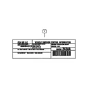 Genuine Mopar Vehicle Emission Control Information Label 68470467AB. Fixed Price $5.04.