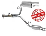 Rear Pipe W Dual Muffler System Made In Usa For Chevrolet Corvette 1986-1990. Fixed Price $405.00.