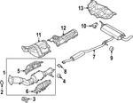 Genuine Nissan Front Pipe 200A0-6RR0A. Fixed Price $731.34.