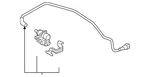 Genuine Audi Evaporative Emissions System Lines 4K0-906-257-AE. Fixed Price $354.00.