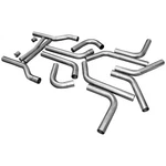 Flowmaster 815936 U-fit Dual Exhaust Pipe Kit. Fixed Price $505.95.