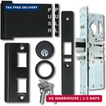 Summit Doorware Storefront Mortise Deadlatch Lock & Exit Paddle Handle Kit. Fixed Price $188.36.