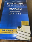 SH1 Premium Guard PA9962 Engine Air Filter For 14-15 Acura Mdx. Fixed Price $15.00.