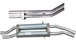 Jaguar Mark 2 / Mkii 3.4 & 3.8 Twin Exhaust Silencer Tail Pipe. Fixed Price $370.12.