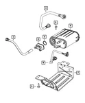 Genuine Mopar Vapor Canister Bracket 52059786AB. Fixed Price $17.33.