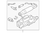 Genuine Ford Vapor Canister 7F9Z-9D653-D. Fixed Price $256.66.