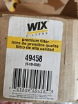 Engine Crankcase Breather Element Wix New Open Box 549458. Fixed Price $29.95.