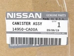 Genuine Oem Nissan 14950-CA00A Fuel Emission Vapor Canister Assy Gt-r Murano. Fixed Price $258.52.