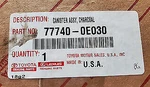 Toyota Highlander / Lexus Charcoal Evaporator Canister Used Oem. Fixed Price $165.00.