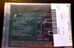 2005 Bmw Emission Label Oem # 71-22-7-546-438. Fixed Price $15.00.