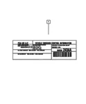 Genuine Mopar Vehicle Emission Control Information Label 68551459AA. Fixed Price $5.46.