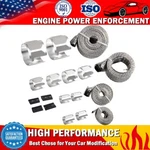 Silver Steel Braided Hose Engine Dress Up Kits Vacuum/fuel/oil Line/radiator. Fixed Price $31.69.
