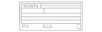 Genuine Toyota Emission Label 11298-0V331. Fixed Price $16.74.