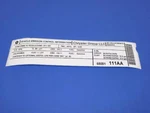 Genuine Mopar Vehicle Emission Control Information Label 68081111AA. Fixed Price $15.58.