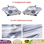 For 2017-2020 Nissan Armada Halogen Headlights Led Drl Assembly Pair. Fixed Price $365.72.