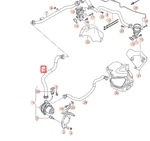 New Audi A6 C7 Secondary Air Pump Connecting Pipe 06E133817AP Genuine. Fixed Price $41.57.