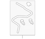 Genuine Nissan Evaporative Emissions System Lines 17339-JF30A. Fixed Price $85.82.