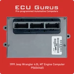 1999 Jeep Wrangler 4.0L Mt Engine Computer P56041465 "vin Programmed" Ecm Pcm. Fixed Price $449.95.