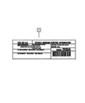 Genuine Mopar Vehicle Emission Control Information Label 68568136AA. Fixed Price $5.31.