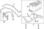 Genuine Audi Evaporative Emissions System Lines 4K0-906-257-AH. Fixed Price $425.65.