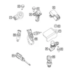 68194618AA Mopar Exhaust Back Pressure Sensor For Jeep Cherokee Promaster City. Fixed Price $28.31.