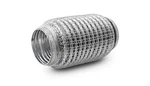 Vibrant Ss Flex Coupling W/ Interlock Liner And Mesh Braid 2.25IN Inlet/outlet. Fixed Price $44.99.